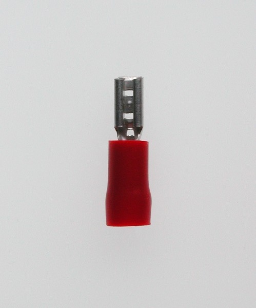 FlachsteckhÃ¼lsen 2,8x0,8 rot 0,5-1,5 mmÂ² PVC mit Iso-Crimp