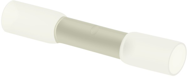 Stossverbinder mit Schrumpfschlauch 0,2-0,5 mmÂ² transparent