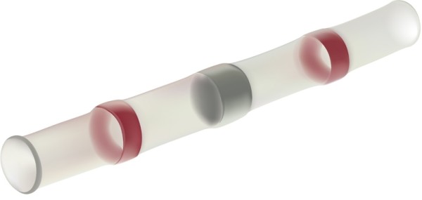 Lötverbinder mit Schrumpfschlauch CWT 0,5-1,5 mm² rot (nicht RoHS-konform)