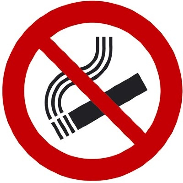 Rauchen verboten Verbotsschilder DIN 4844, 30 mm