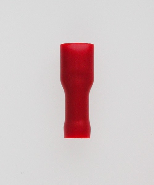 Flachsteckhülsen volliso. 4,8x0,5 rot 0,5-1,5 mm² PVC mit Iso-Crimp