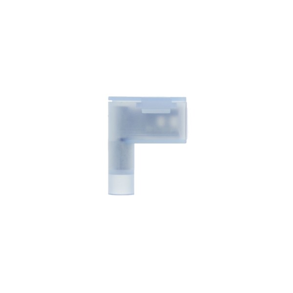 Winkel Flachsteckhülsen 6,3x0,8 blau 1,5-2,5 mm² Nylon easy crimp