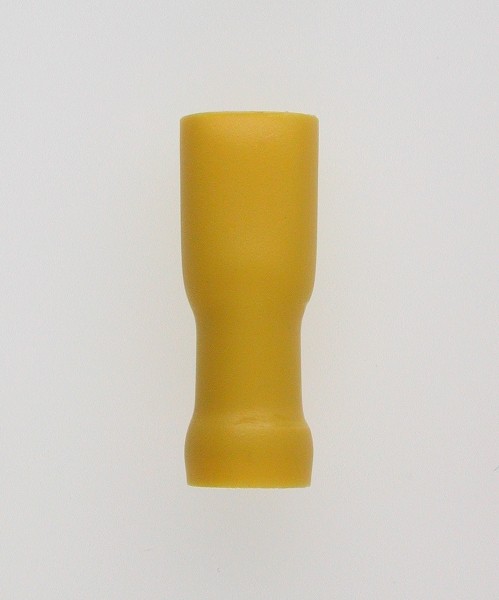 FlachsteckhÃ¼lsen volliso. 6,3x0,8 gelb 4-6 mmÂ² PVC mit Iso-Crimp