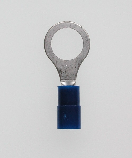 Quetschkabelschuhe Ringform blau 1,5-2,5 mmÂ² M 8 Nylon