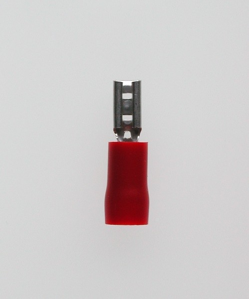FlachsteckhÃ¼lsen 2,8x0,5 rot 0,5-1,5 mmÂ² PVC mit Iso-Crimp
