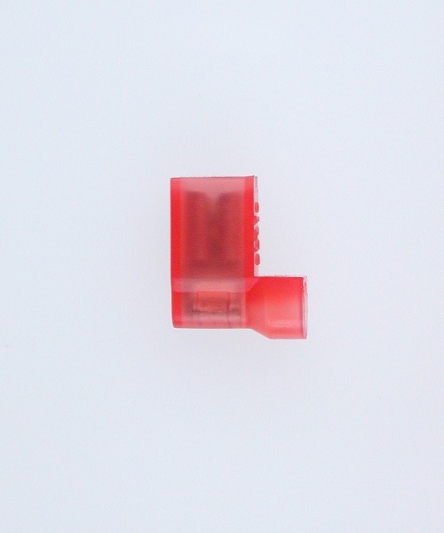 Winkel FlachsteckhÃ¼lsen 4,8x0,5 rot 0,5-1,5 mmÂ² Nylon