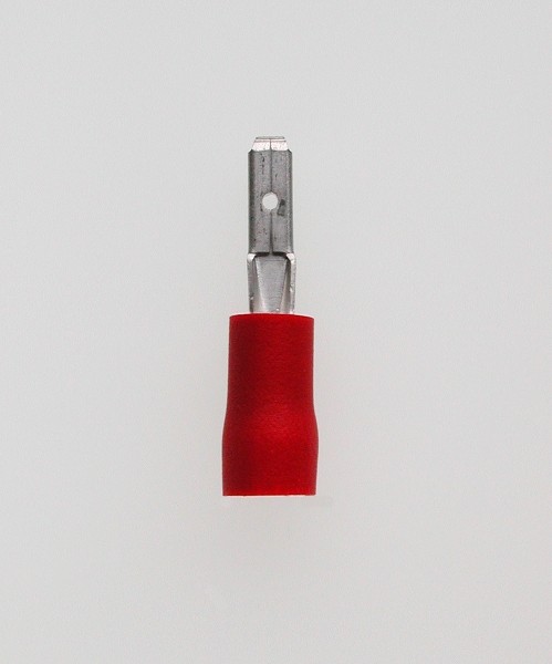 Flachstecker 2,8x0,8 rot 0,5-1,5 mm² PVC mit Iso-Crimp