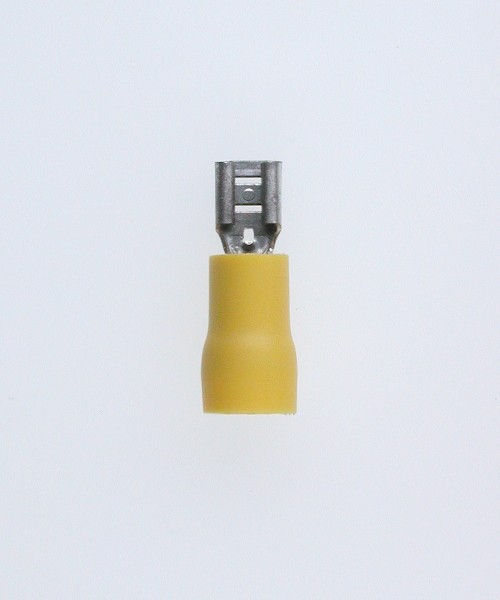 FlachsteckhÃ¼lsen 4,8x0,5 gelb 4-6 mmÂ² PVC mit Iso-Crimp