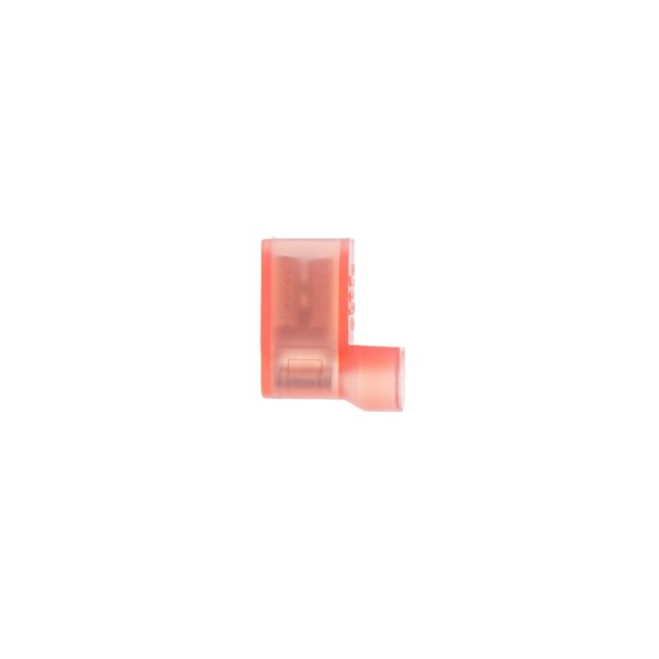 Winkel Flachsteckhülsen 4,8x0,8 rot 0,5-1,5 mm² Nylon