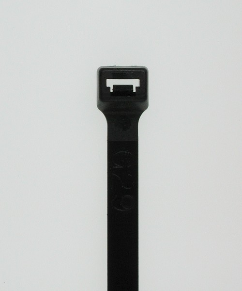 Kabelbinder aus PA 6.6 370x7,6 mm schwarz VE 100